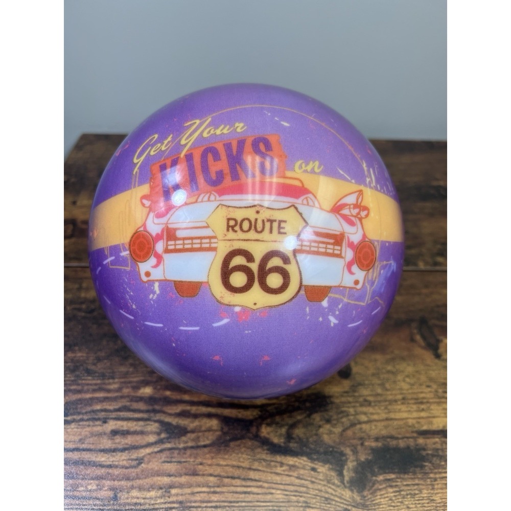 Brunswick Route 66 Viz-a-ball New Undrilled Route 66 Graphics 14lbs